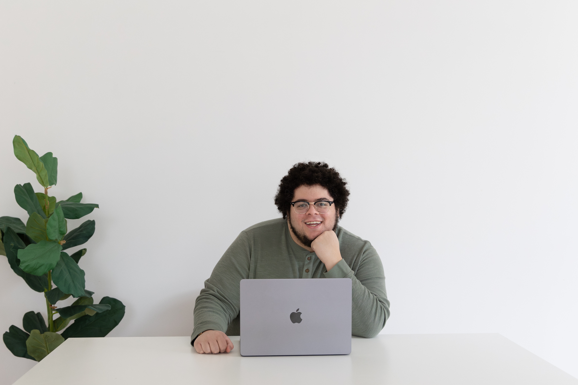 Alex working at Skill Mammoth